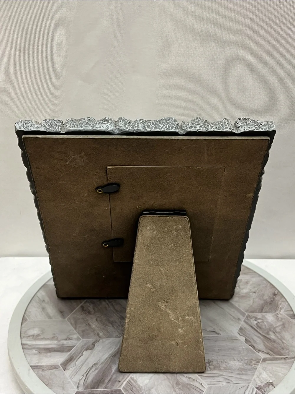 Rustic Stone Wall Garden Flower Pot 4x6 Picture Frame Cottage Decor